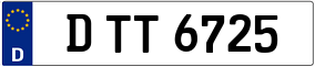 Truck License Plate
